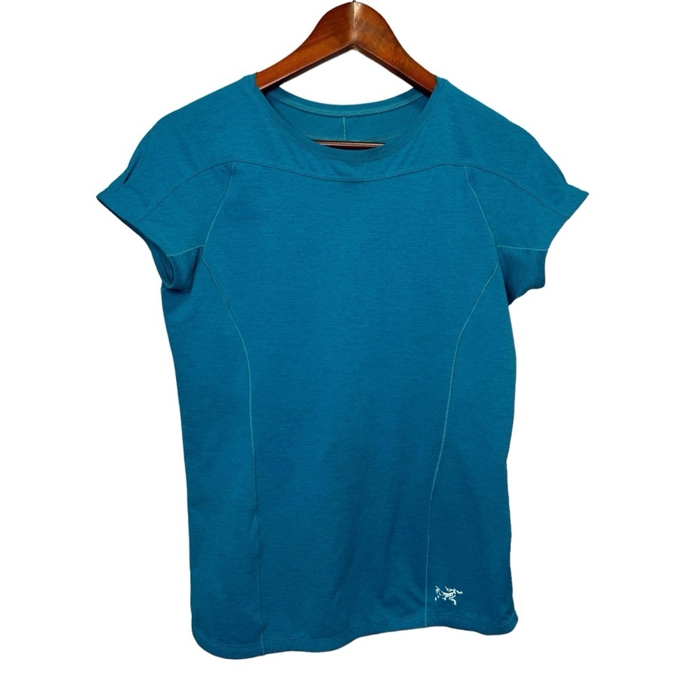 Arc'teryx Taema Crew Neck Blue Tshirt Size Small Activewear Casual